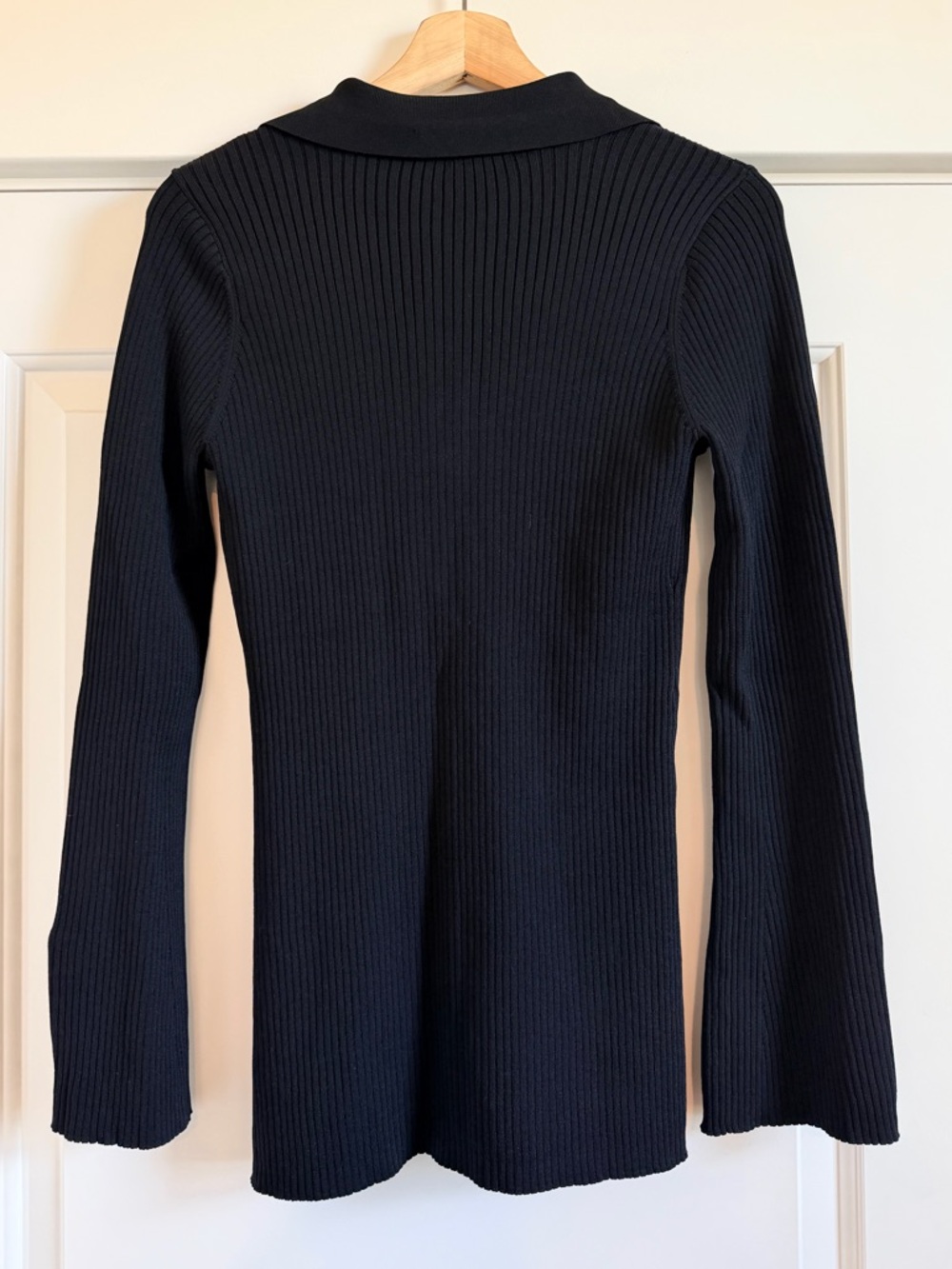 House of Harlow 1960 Black Ribbed Cardigan - Picture 3 of 6